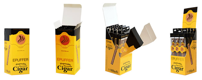 epuffer electronic cigar retail display